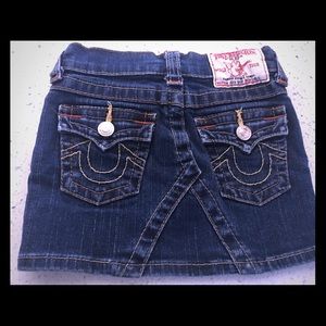 Toddler True Religion skirt